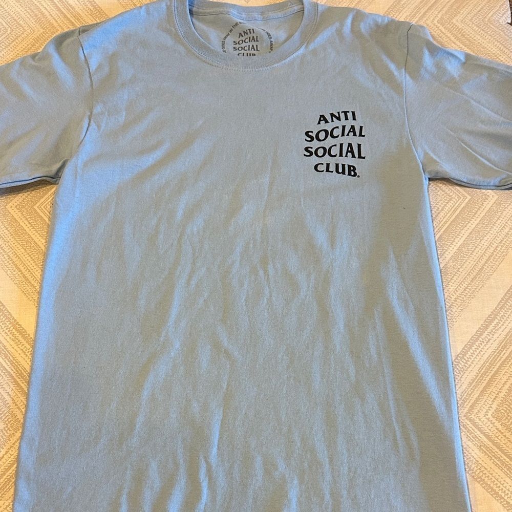 Anti Social Social Club Men’s Sky Blue T-Shirt Size M
